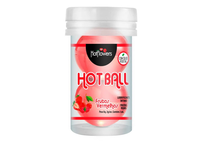 HOT BALL BEIJA MUITO HOT FLOWERS FRUTAS VERMELHAS