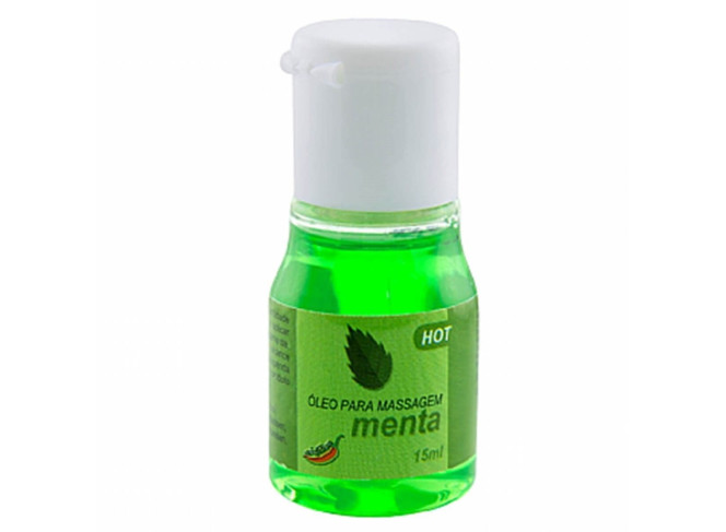 Óleo para Massagem Sensual Hot Menta 15ml Chillies